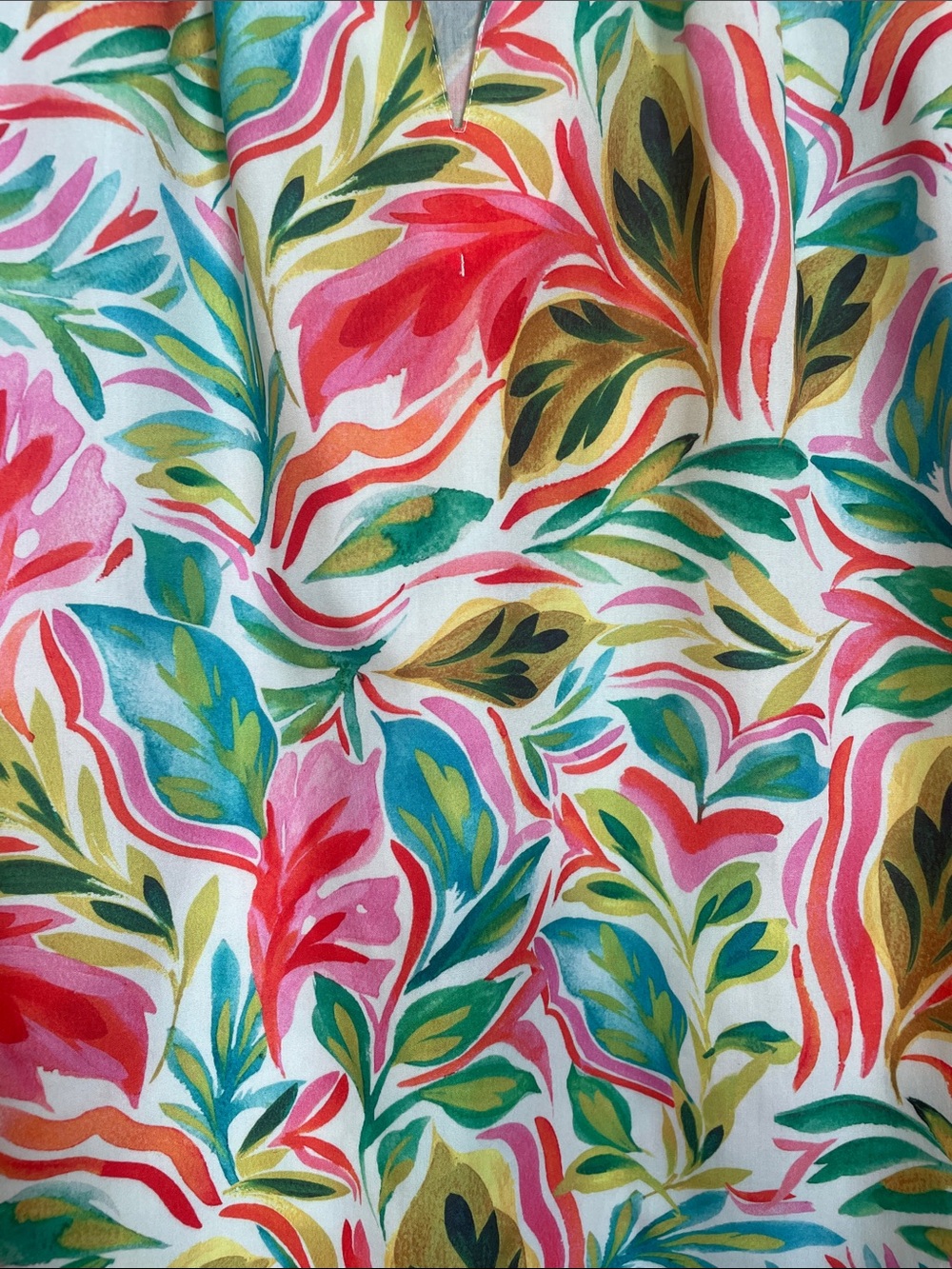 THML Multicolor Floral Short Sleeve Blouse - Picture 3 of 6